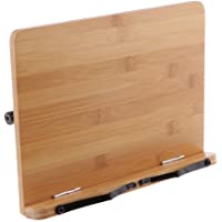 Atril plegable para Libros de Estudio Bambú Tableta Ordenador Ipad Iphone- Regalo Ideal para Lectores